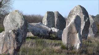 ALIGNEMENTS DE CARNAC menhirs dolmens Janvier 2014 [upl. by Yrgoerg]