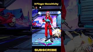 3 Finger Sensitivity  freefire raistarvswhite444custom fortnite remix funk shorts [upl. by Negroj]