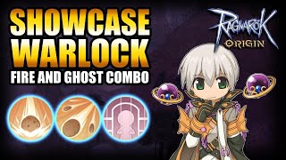 SHOWCASE WARLOCK BUILD FIRE amp GHOST COMBO  RAGNAROK ORIGIN [upl. by Grieve537]