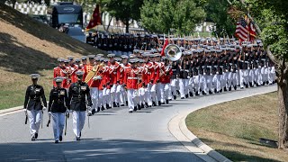 29th Commandant of the Marine Corps retired Gen Alfred Gray laid to rest at ANC [upl. by Ajay509]