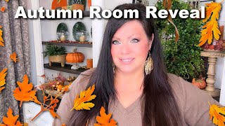 Fall Decorate With Me And Completed Room Reveal [upl. by Dyoll]