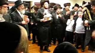 Yeruslaver Rebbe dancing with a Torah Scroll [upl. by Kliber]