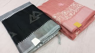 371 Latest Linen Cotton Sarees with Price Best Quality  Chitra Fashions cottonsaree linensarees [upl. by Aynek]