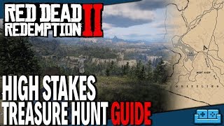 RED DEAD REDEMPTION 2  HIGH STAKES TREASURE HUNT GUIDE [upl. by Meta597]