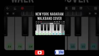 New York Nagaram Song Walkband Cover Piano with Charan shorts [upl. by Daloris]