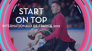 Mishina  Galliamov RUS  Interview  Internationaux de France 2019  GPFigure [upl. by Rica]