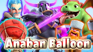 Anaban Balloon is so strong😉Clash Royale [upl. by Oirtemed]