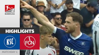 HattrickHero Turns Game Around  Karlsruhe  1 FC Nürnberg 32  Highlights  Bundesliga 2 [upl. by Tammara777]