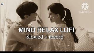 MIND RELAX LOFI  slowed reverbsad song [upl. by Kataway839]