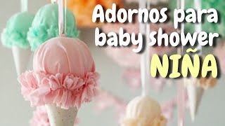 40 Adornos para decorar tu baby shower Niña HD [upl. by Gerardo982]