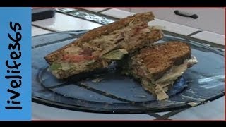 Veg Out with Mike How to Make a Killer Hummus Sandwich [upl. by Annahsit]