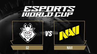 G2 проти NAVI  EWC CS2  Day 5  Grand final [upl. by Zillah728]