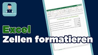 Excel Übung 14  Zellen formatieren [upl. by My]