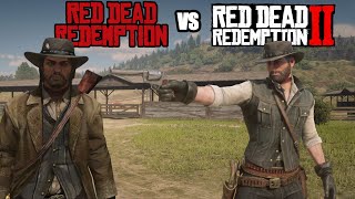 RDR Remastered Vs RDR 2 MacFarlanes Ranch [upl. by Aloise]