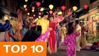 TOP 10 QUẢNG CÁO TẾT HAY NHẤT MỌI THỜI ĐẠI HD [upl. by Ardnuassak]