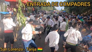 GRAN ENTRADA DE COMPADRES en la COMUNIDAD DE CANASMORO SAN LORENZO  TARIJA [upl. by Earla]