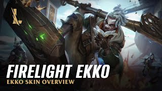 Wild Rift  Firelight Ekko Skin Overview [upl. by Maillij]