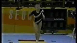 Boriana Stoyanova  1988 Olympics EF  Vault 1 [upl. by Ariana789]