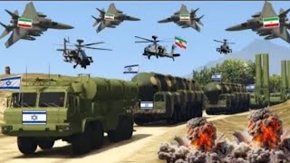 Irani Fighter jets Drones amp Helicopters Attack On Israeli Oil Tankers Convoy In Jerusalem GTA5 [upl. by Eninnej60]