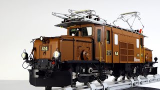 Unboxing Rhätisches Krokodil LGB 26600 Spur G RhB 414 Ge 66 I ModellbahnELok in 1225 [upl. by Wertheimer]