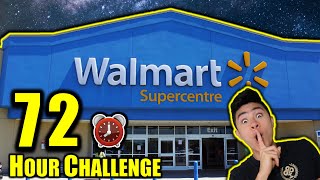 72 HOUR OVERNIGHT CHALLENGE IN WALMART [upl. by Aleac]