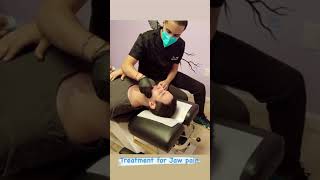 TMJ Pain Jaw pain treatment and adjustments Los Angeles Beverly Hills Chiropractor [upl. by Ennahoj105]