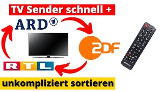 Samsung TV Senderliste schnell und einfach am PC sortieren [upl. by Brendis]