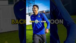 Araujo’s Return Is Closer💪🔵🔴 barcelona youtubeshorts shorts araujo [upl. by Katusha221]