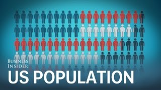 This animation puts the entire US population into perspective [upl. by Diba]