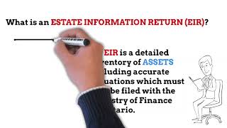 Estate Information Return EXPLAINED  EIR  EIR MEANING  Estate Information Return DEFINITION  EIR [upl. by Cerracchio]