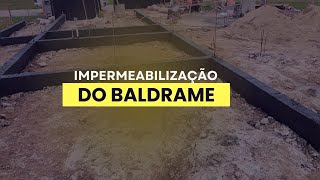 IMPERMEABILIZAÇÃO DO BALDRAME  WILSON RIBEIRO [upl. by Madelene45]