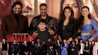 UNCUT  Shaitaan Official Trailer Launch  Ajay Devgn Jyotika R Madhavan  FULL COVERAGE [upl. by Arch946]