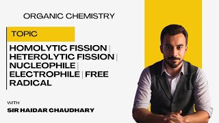 Homolytic fission  heterolytic fission  Nucleophile  electrophile  free radical [upl. by Bumgardner130]