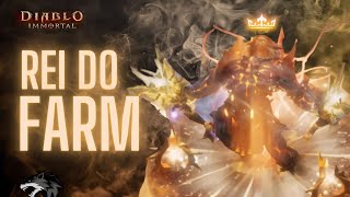 Bárbaro Rei do Farm  builds atualizadas  PvP  PvE  FARM  DG  Infernicário  Diablo Immortal [upl. by Mellen]