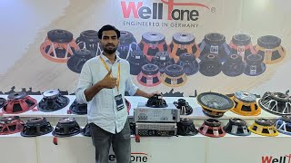 Low cost✅🔥  WELLTONE  imported and  AUDIO X  Indian dj speakers are available Delhi dj market [upl. by Cooe]