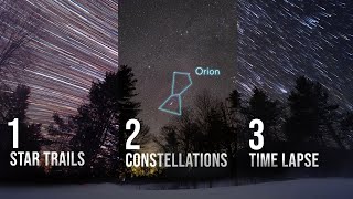 Night Sky Photography  3 Ways with FREE Software [upl. by Eitak]