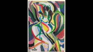 Expressionist painting for sale untitled 1572024 for buy online artwork expressionism art [upl. by Corron]