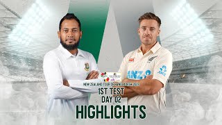 Bangladesh vs New Zealand Highlights  1st Test  Day 2  New Zealand Tour of Bangladesh 2023 [upl. by Nnylyma]