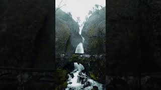 FPV Droning a Waterfall travel nature waterfall oregon [upl. by Damarra700]