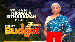 Union Budget 2024 LIVE FM Nirmala Sitharaman presents Interim Budget 2024 [upl. by Notxap]