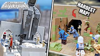 Building My Favorite Star Wars Battlefront Maps In LEGO [upl. by Attiuqahs]