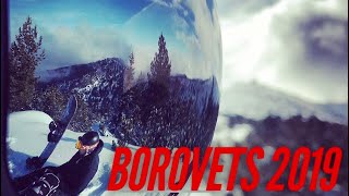 Borovets Haramya Powder Run GoPro Session [upl. by Nimajneb]