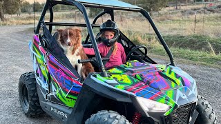 RZR 200 EFI Aces Racing Seats amp Roof Install [upl. by Chiou451]