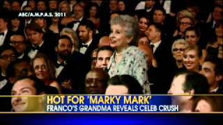 James Francos Grandma Reveals Celeb Crush [upl. by Nonohcle]