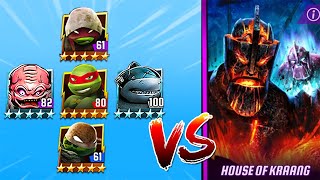 TMNT Legend Raphael Armaggon Mikey Vision Quest Raph VQ Krang Classic VS House Of Kraang [upl. by Anilag]