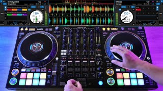 PRO DJ DOES EPIC MIX ON THE DDJ1000 SRT  Creative DJ Mixing Ideas for Beginner DJs [upl. by Lancelle]