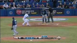 Brett Lawrie Throws Batting Helmet at Umpire [upl. by Gala]