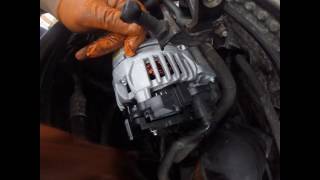 How to change a Skoda Fabia generator  Как поменять генератор Skoda Fabia [upl. by Esoranna]