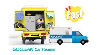 mobile car wash service and auto detailing with GOCLEAN steam car wash machine [upl. by Nyrret763]