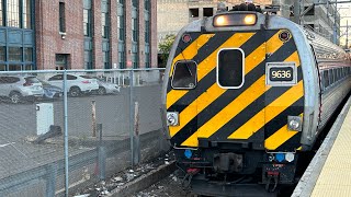 Amtrak Hartford Line  Valley Flyer Trains Departing New Haven Union Station CT 06112024 [upl. by Rape62]